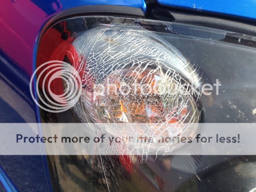 Headlight lens Damage! NASIOC